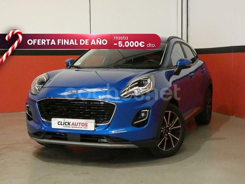Azul Usado 2022 Ford Puma Titanium SUV | 13.900 € (Super precio) - Imagen 1/4