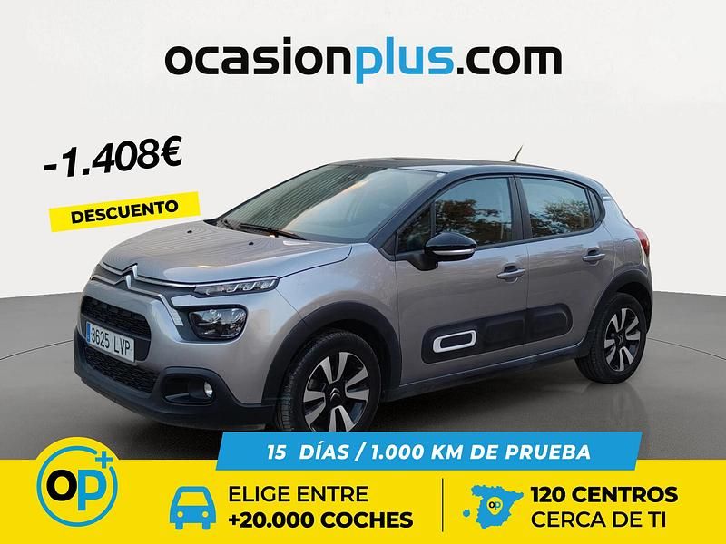 Gris Usado 2021 Citroën C3 Feel Berlina | 9750 € (Buen precio) - Imagen 1/4