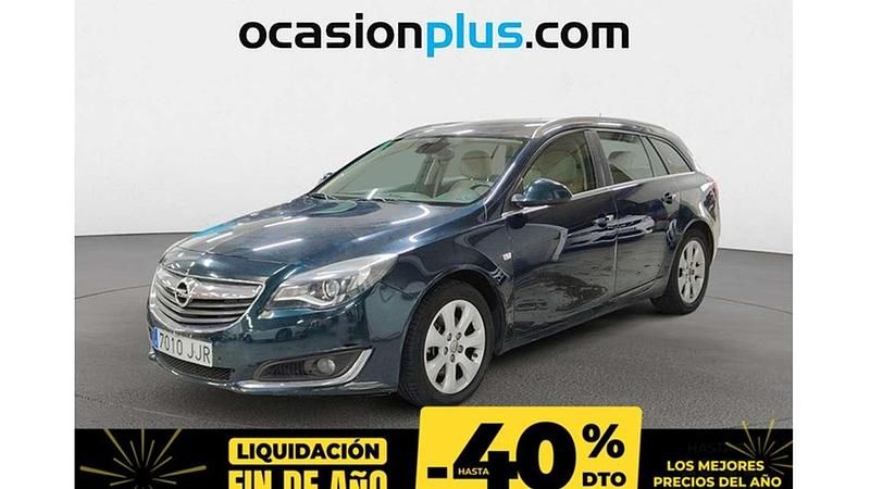 Azul Usado 2015 Opel Insignia Selective Familiar | 7900 € (Precio justo) - Imagen 1/4