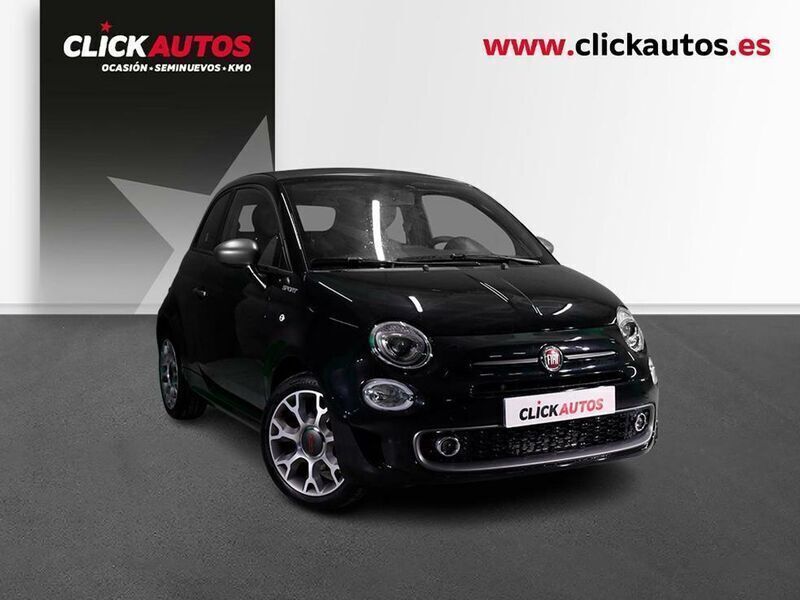 Usado Fiat 500 Sport 70 CV (51 kW) 2022 Negro Descapotable