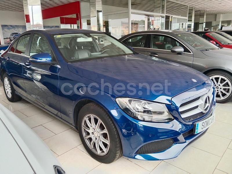 Azul Usado 2016 Mercedes C200 Berlina | 17.500 € (Precio justo) - Imagen 1/4