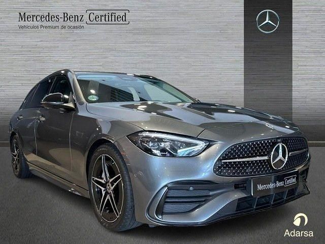 Usado Mercedes C220 AMG line 200 CV (147 kW) 2023 Gris / plateado Familiar