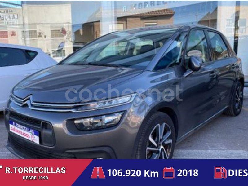 Gris / plata Usado 2018 Citroën C4 SpaceTourer Shine Monovolumen | 14.750 € (Precio justo) - Imagen 1/4