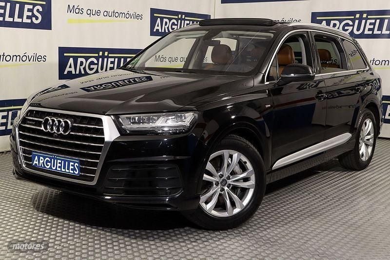 Usado Audi Q7 S-Line 272 CV (200 kW) 2016 Negro SUV