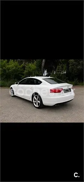 Usado Audi A5 Sportback S-Line 143 CV (105 kW) 2011 Blanco Utilitario