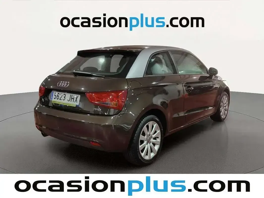 Usado Audi A1 Ambition 86 CV (63 kW) 2014 Marrón Utilitario