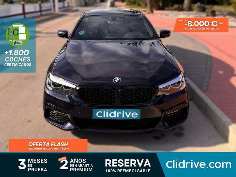 Negro Usado 2018 BMW 520 Berlina | 20.190 € (Precio justo) - Imagen 1/3