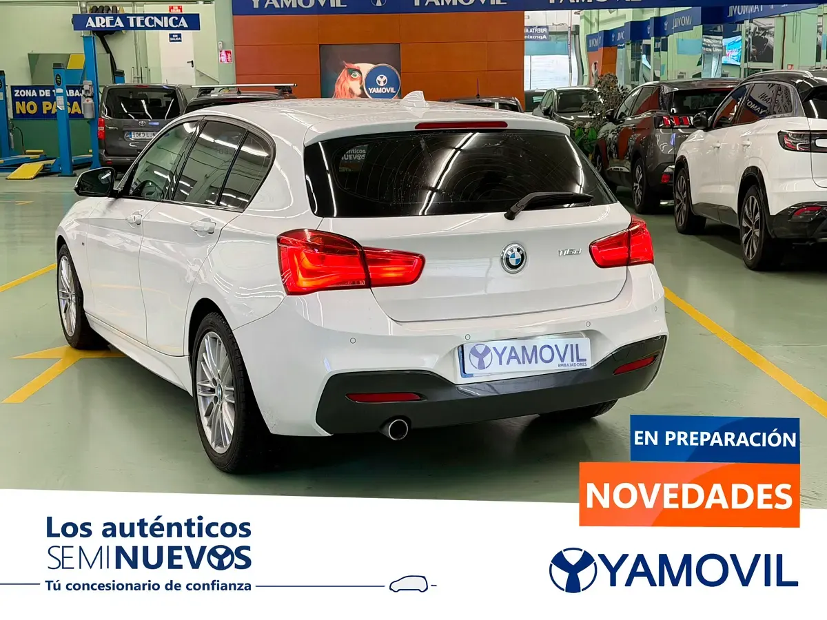 Usado BMW 116 Shadowline 116 CV (85 kW) 2017 Blanco Utilitario