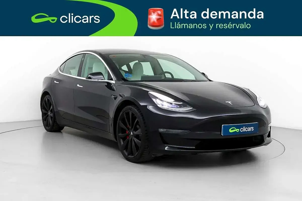 Usado Tesla Model 3 Performance 377 kW (513 CV) 2019 Negro Berlina