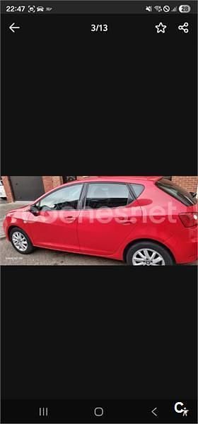 Usado Seat Ibiza FR 105 CV (77 kW) 2014 Rojo Berlina