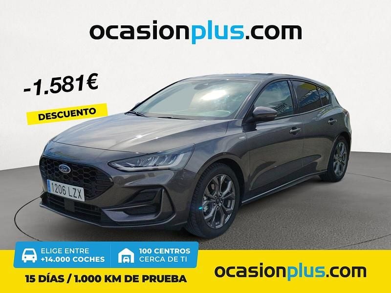 Gris Usado 2022 Ford Focus ST-Line | 17.400 € (Precio justo) - Imagen 1/4