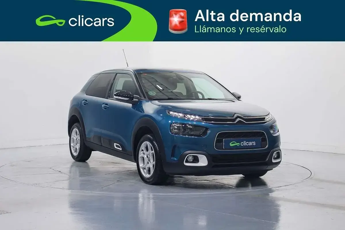 Usado Citroën C4 Cactus Feel 110 CV (80 kW) 2019 Azul Utilitario