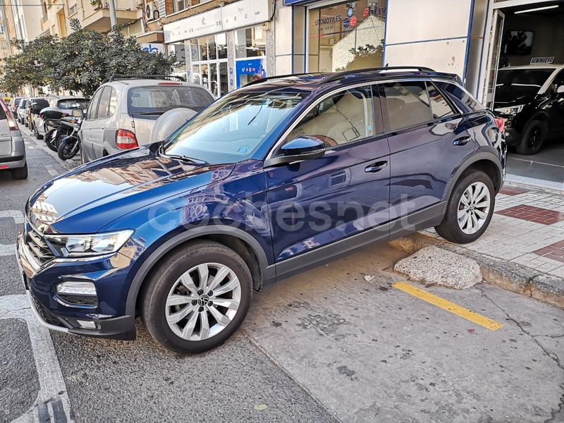 Azul Usado 2021 VW T-Roc Advance SUV | 21.300 € (Precio justo) - Imagen 1/4