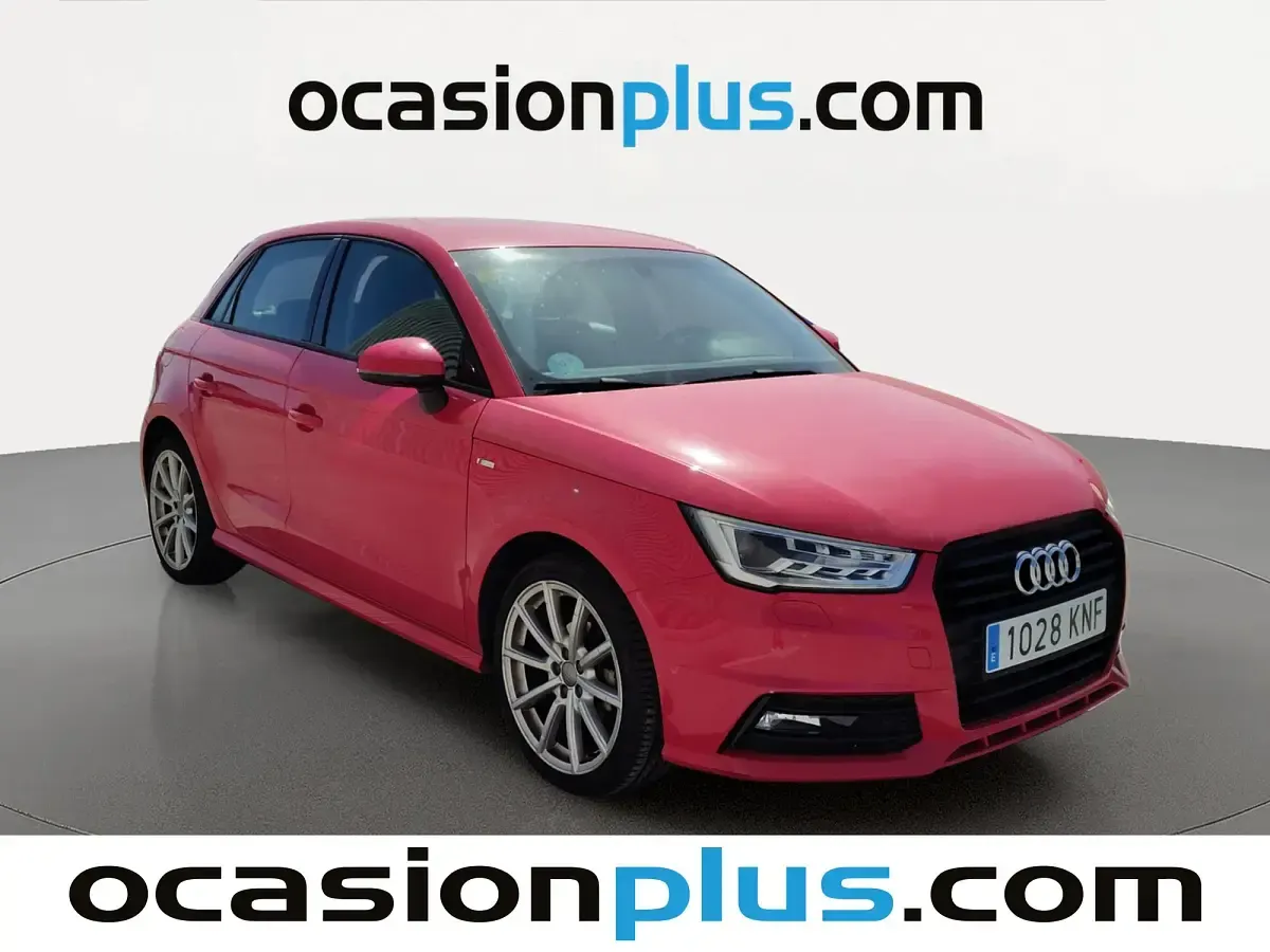 Usado Audi A1 Sportback S-Line 90 CV (66 kW) 2018 Rojo Utilitario