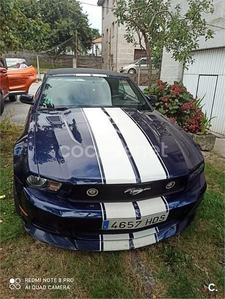 Azul Usado 2015 Ford Mustang Convertible Descapotable | 23.000 € (Super precio) - Imagen 1/4