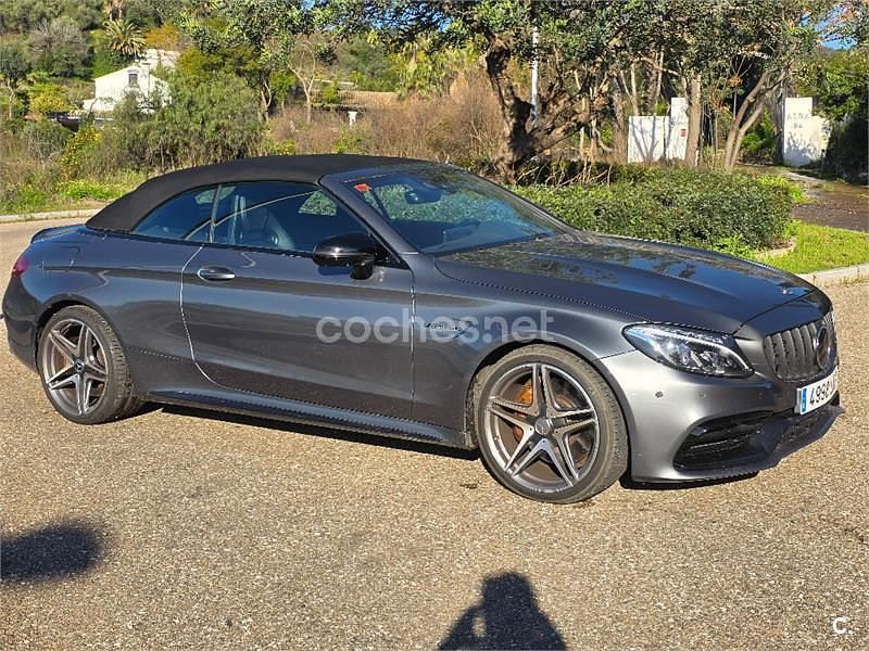 Usado Mercedes C63 AMG 476 CV (350 kW) 2016 Gris / plata Descapotable