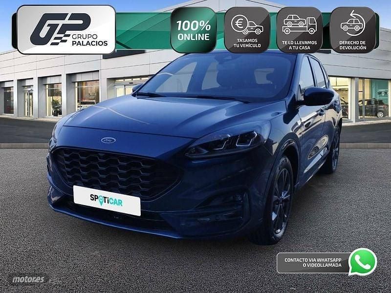 Azul Usado 2022 Ford Kuga ST-Line SUV | 21.295 € (Precio justo) - Imagen 1/4