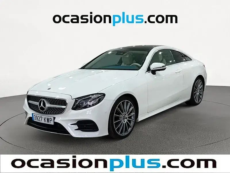 Blanco Usado 2019 Mercedes E220 AMG Coupe | 32.637 € (Buen precio) - Imagen 1/4