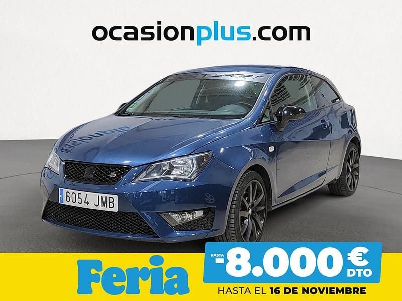 Azul Usado 2016 Seat Ibiza FR Berlina | 11.150 € (Un poco caro) - Imagen 1/4