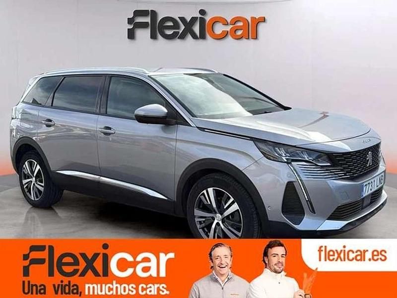 Gris Usado 2021 Peugeot 5008 Allure Monovolumen | 18.490 € (Buen precio) - Imagen 1/4
