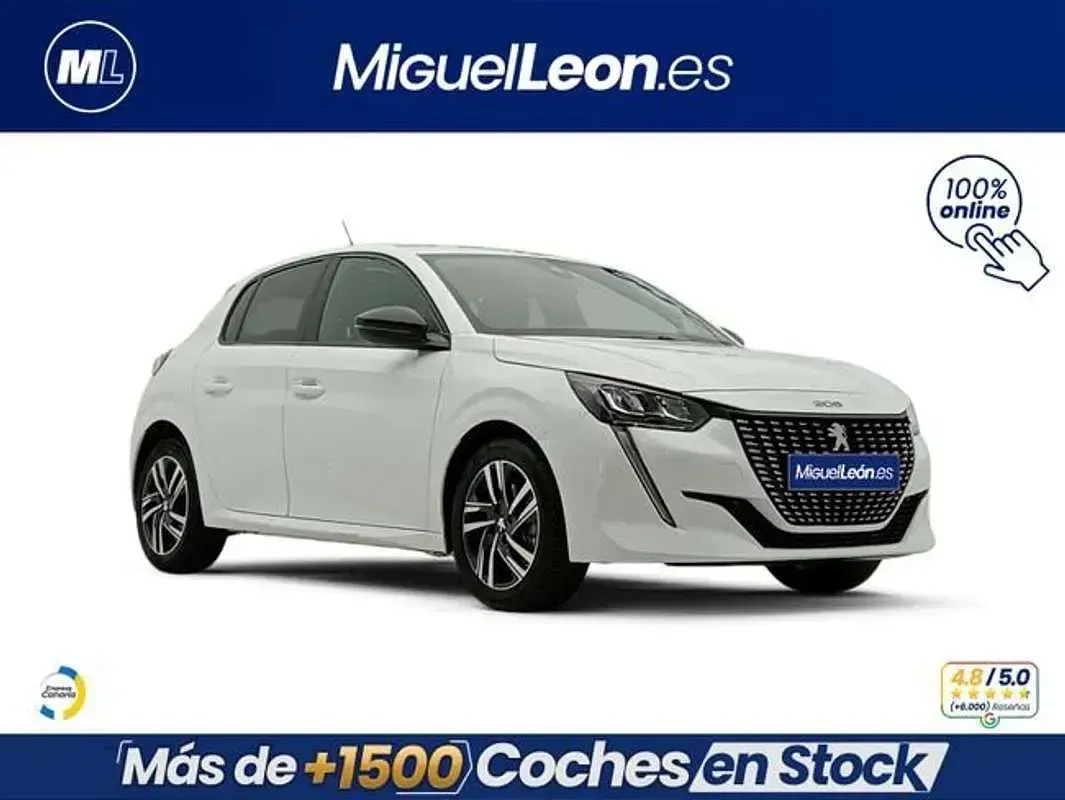 Usado Peugeot 208 Allure 102 CV (75 kW) 2023 Blanco Utilitario