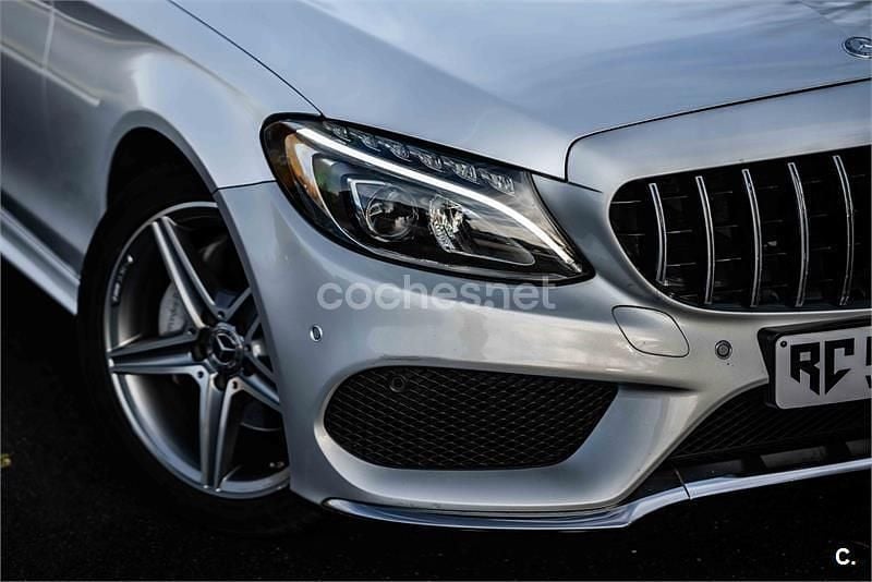 Usado Mercedes C180 156 CV (114 kW) 2017 Gris / plata Coupe