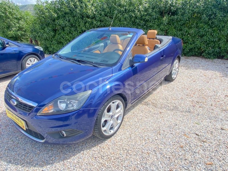 Azul Usado 2009 Ford Focus Cabriolet Titanium Descapotable | 7900 € (Precio justo) - Imagen 1/4