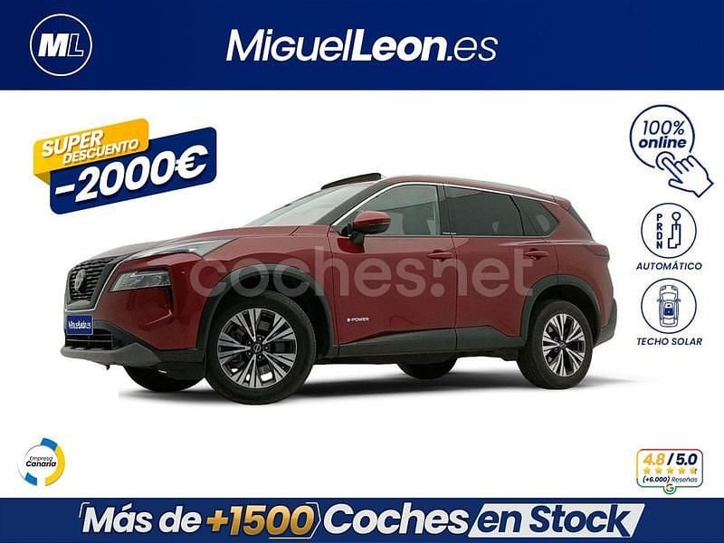 Rojo Usado 2024 Nissan X-Trail N-Connecta SUV | 31.985 € (Precio justo) - Imagen 1/3
