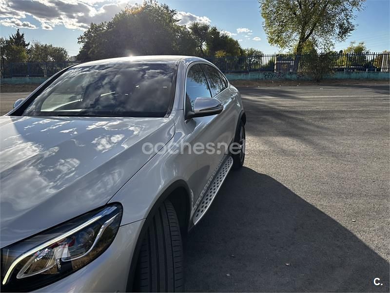 Usado Mercedes GLC250 211 CV (155 kW) 2018 Gris / plata Coupe