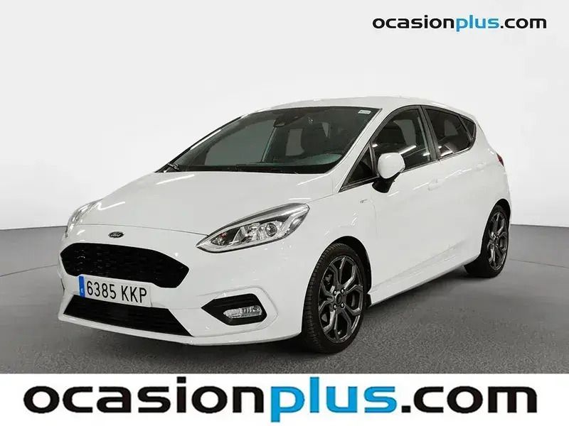 Blanco Usado 2018 Ford Fiesta ST-Line Utilitario | 11.637 € (Precio justo) - Imagen 1/4