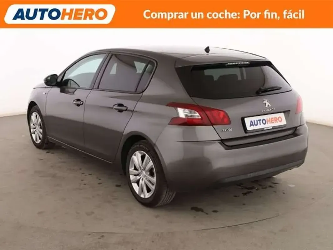 Usado Peugeot 308 Style 131 CV (96 kW) 2016 Gris Utilitario