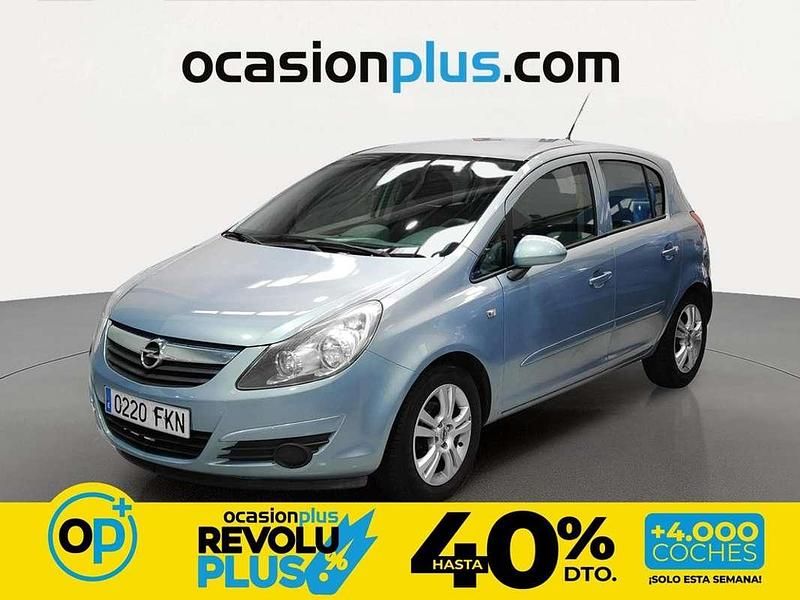 Usado Opel Corsa Enjoy 80 CV (58 kW) 2007 Azul Utilitario