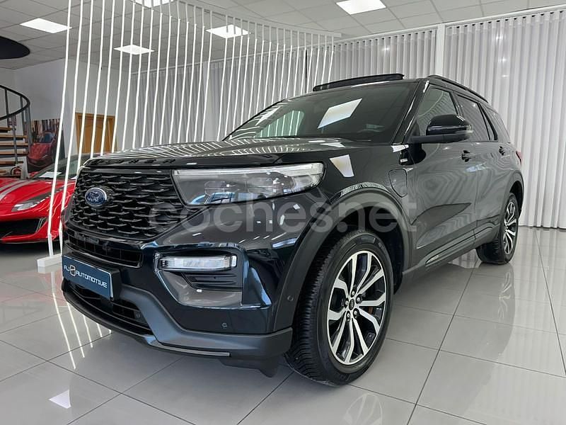Negro Usado 2022 Ford Explorer ST-Line SUV | 43.990 € (Precio justo) - Imagen 1/4