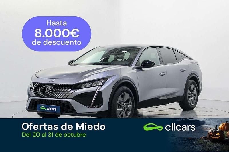 Plateado Usado 2024 Peugeot 408 Allure Berlina | 24.990 € (Buen precio) - Imagen 1/4