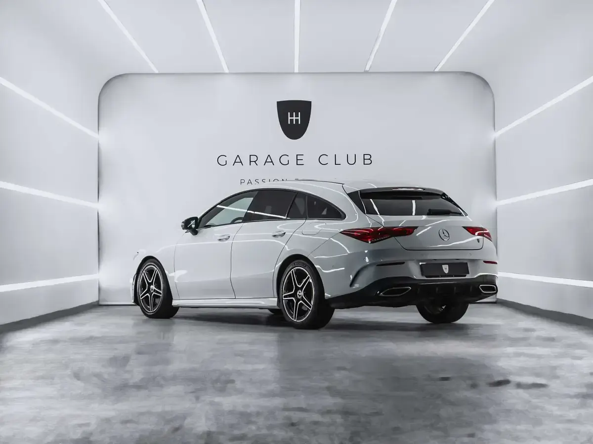Usado Mercedes CLA200 AMG line 150 CV (110 kW) 2020 Blanco Coupe