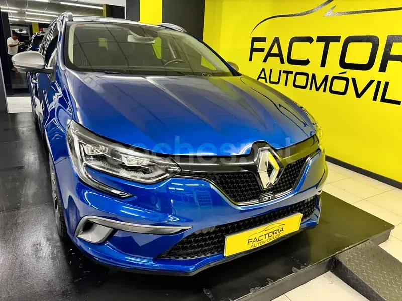 Usado Renault Mégane GrandTour GT 160 CV (117 kW) 2017 Azul Familiar
