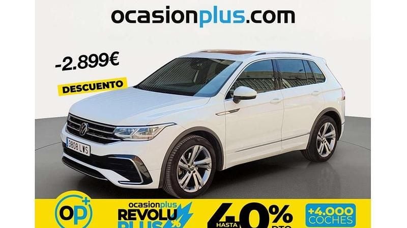 Usado VW Tiguan R-line 150 CV (110 kW) 2022 Blanco SUV