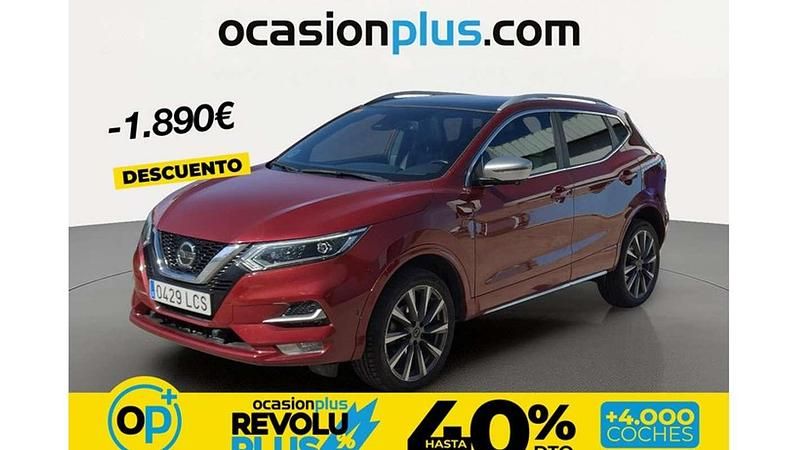 Usado Nissan Qashqai Tekna+ 150 CV (110 kW) 2019 Rojo SUV