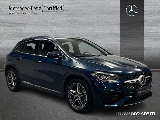 Usado Mercedes GLA200 AMG line 163 CV (119 kW) 2022 Azul denim SUV
