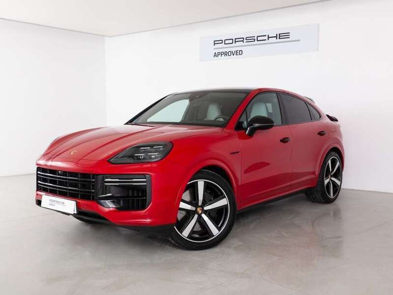 Rojo Usado 2024 Porsche Cayenne Turbo E-Hybrid SUV | 194.200 € (Caro) - Imagen 1/4