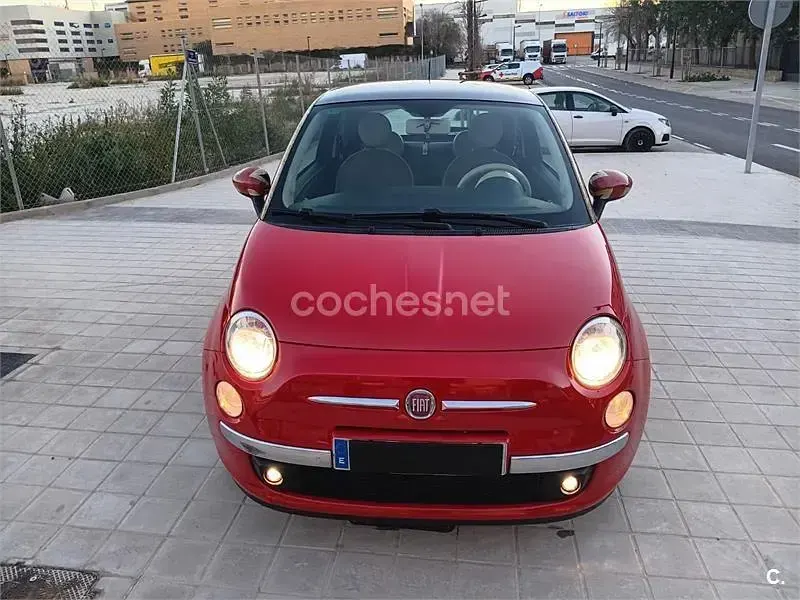 Usado Fiat 500 69 CV (50 kW) 2013 Rojo Berlina