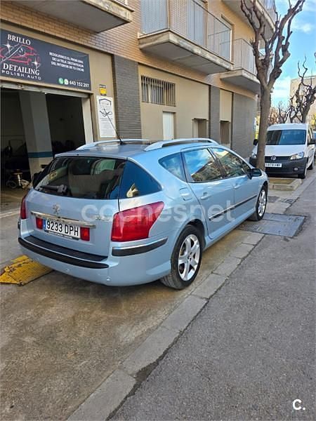 Usado Peugeot 407 Sport 136 CV (100 kW) 2005 Azul Familiar