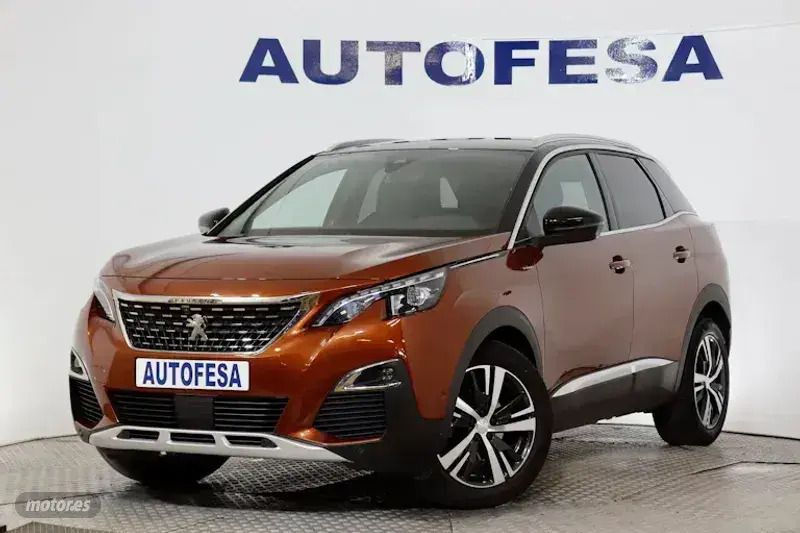 Marrón Usado 2018 Peugeot 3008 GT-line SUV | 13.950 € (Buen precio) - Imagen 1/4