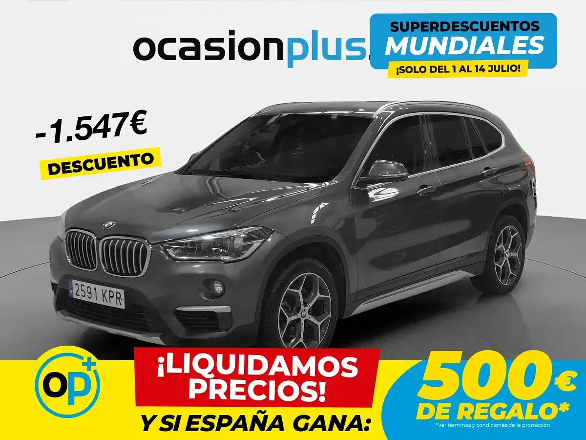Usado BMW X1 140 CV (102 kW) 2018 Gris SUV