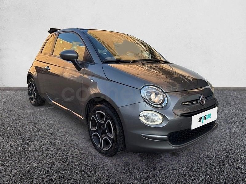 Usado Fiat 500C Club 70 CV (51 kW) 2023 Gris / plata Descapotable