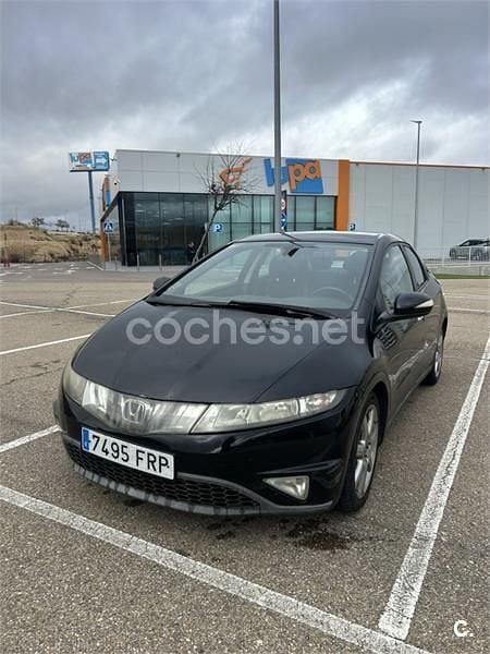 Usado Honda Civic Sport 140 CV (102 kW) 2007 Negro Berlina