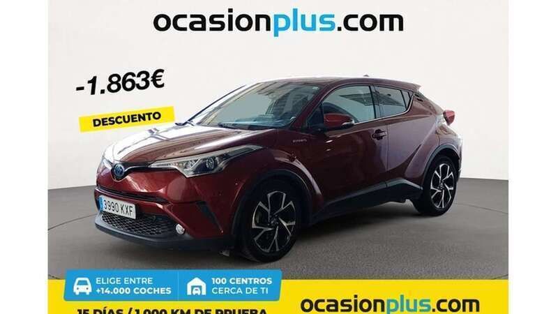 Rojo Usado 2019 Toyota C-HR Advance SUV | 18.637 € (Un poco caro) - Imagen 1/4