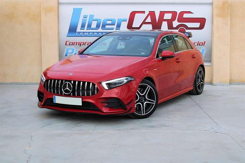 Rojo Usado 2019 Mercedes A35 AMG AMG Utilitario | 39.990 € (Precio justo) - Imagen 1/4