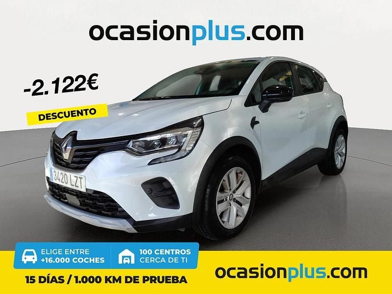 Blanco Usado 2022 Renault Captur Intens SUV | 14.990 € (Precio justo) - Imagen 1/4
