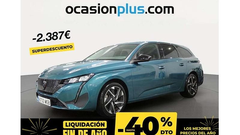 Azul Usado 2024 Peugeot 308 SW Allure Familiar | 19.103 € (Un poco caro) - Imagen 1/4